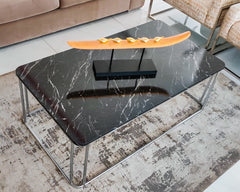 Coffee Table - Marble Chrome