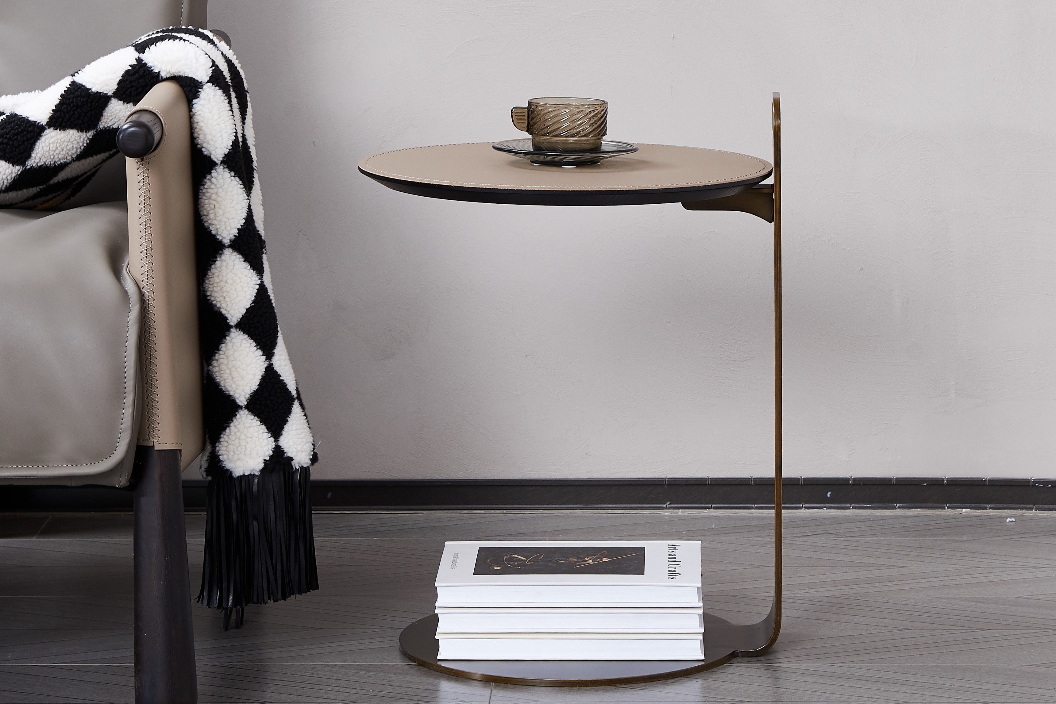 Side Table - Leather Surface