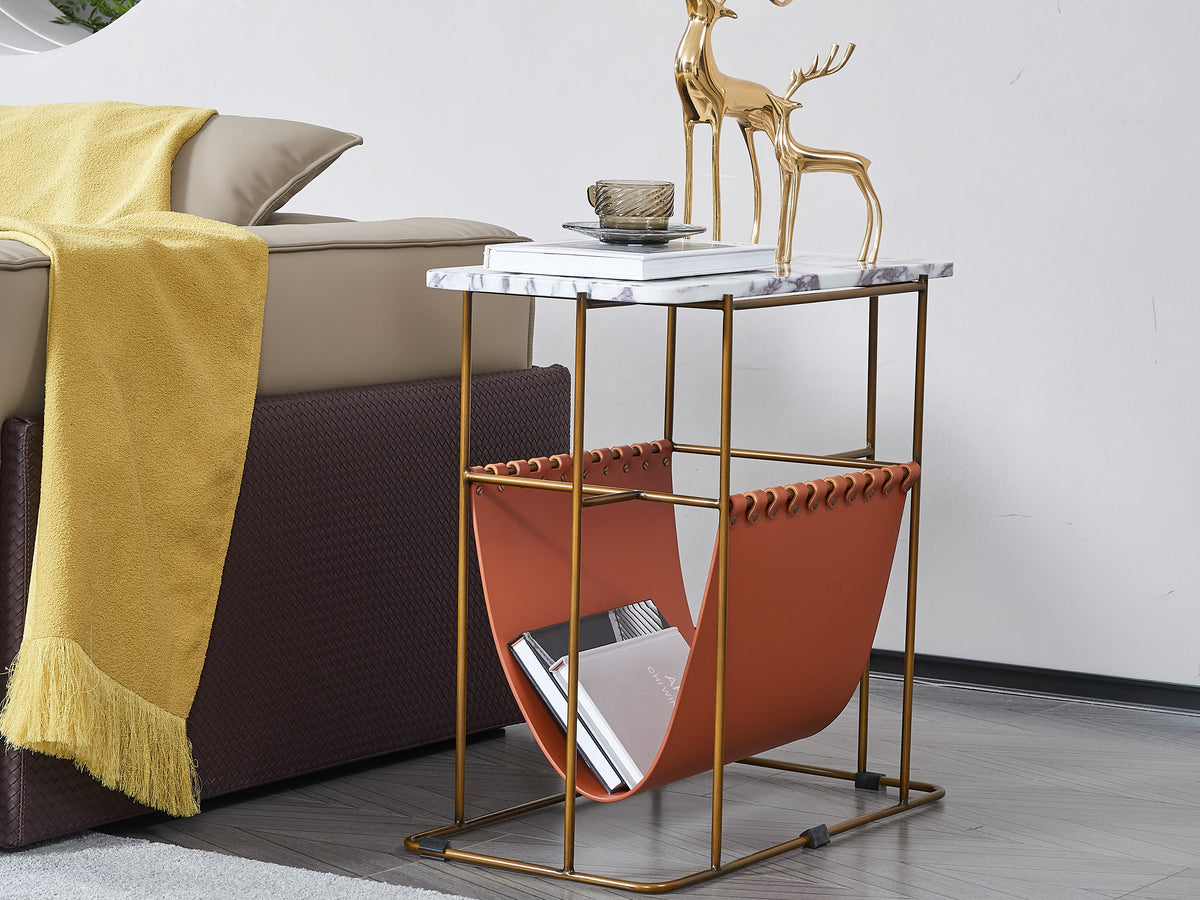 Side Table - Magazine Holder 