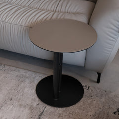 Side Table with Leather Top