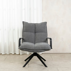 Swivel Armchair - Grey