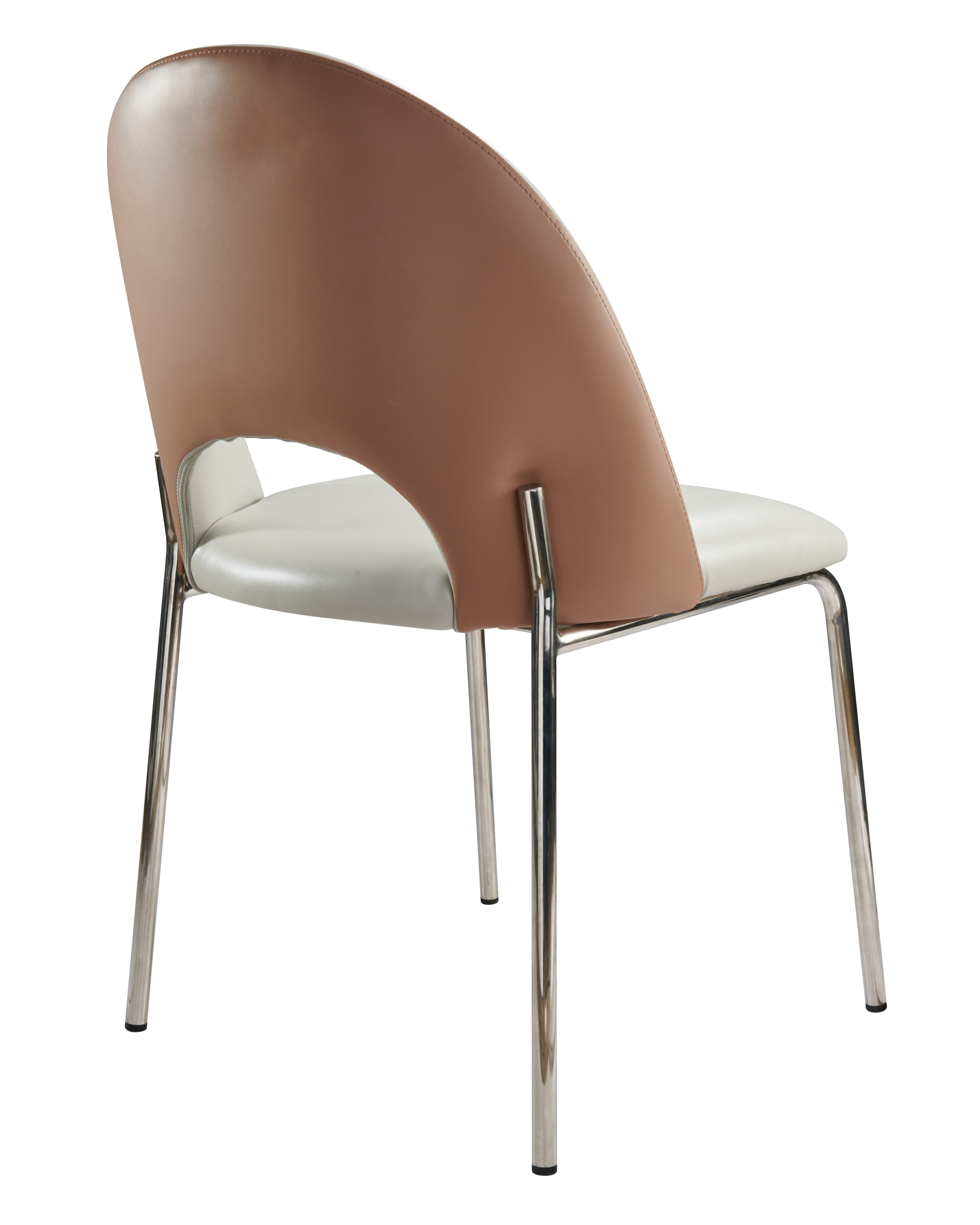 Dining Chair - Beige & Brown