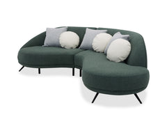 Corner Sofa Set - Green